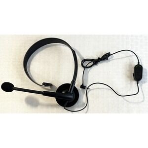 wired chat gaming headset Black Microsoft Xbox 360